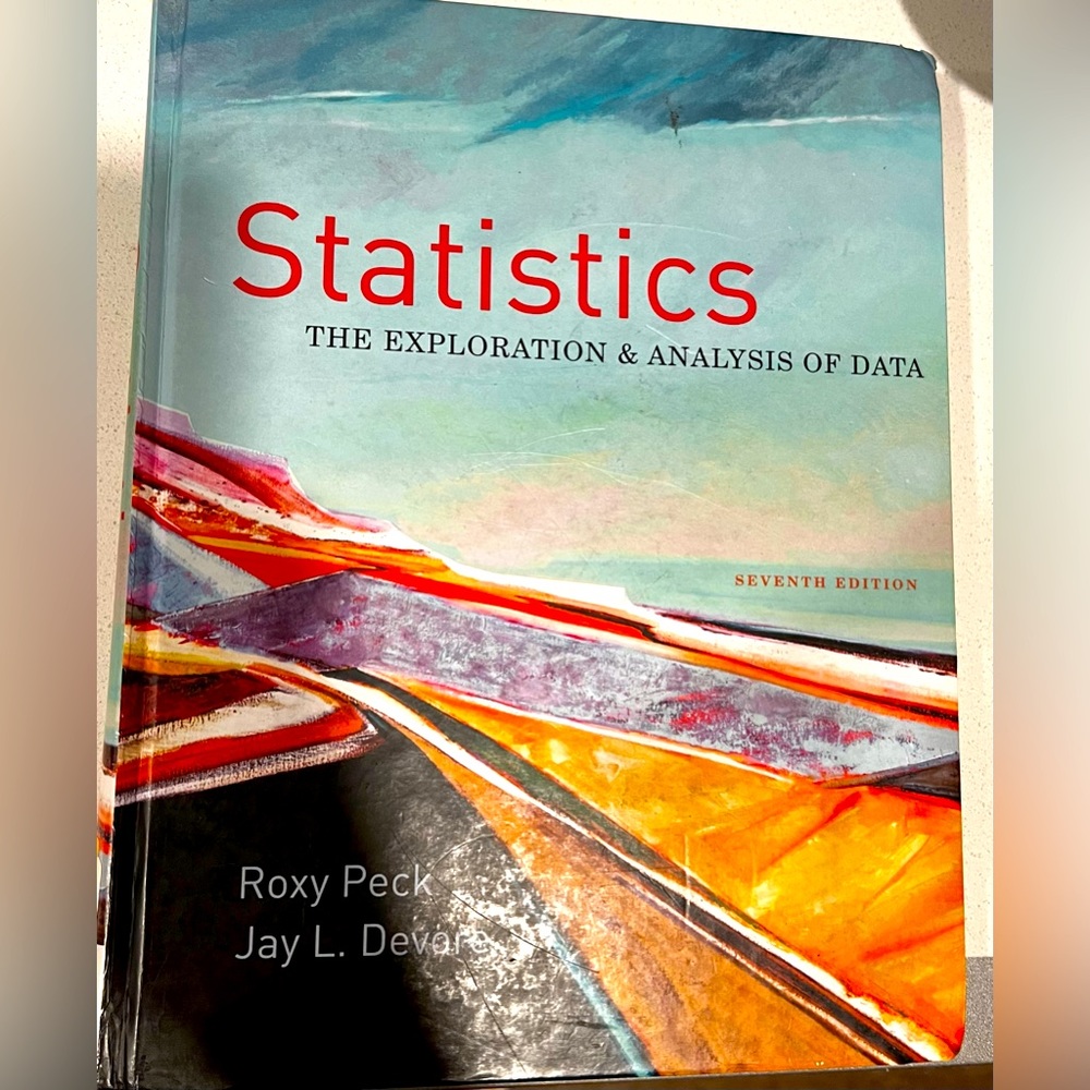 Statistics The Exploration and Analysis of Data Book